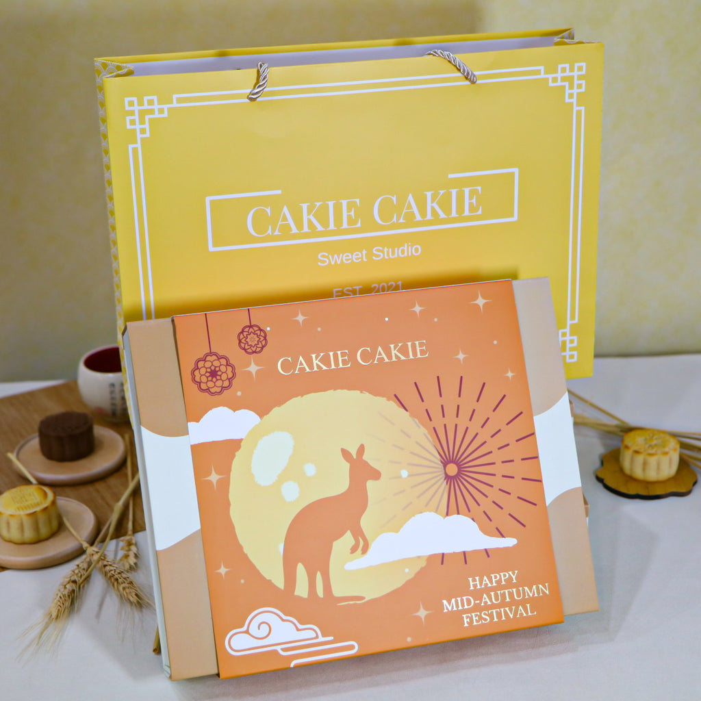 Sea Salt Dark Chocolate Lava Custard Mooncake