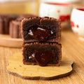 Sea Salt Dark Chocolate Lava Custard Mooncake